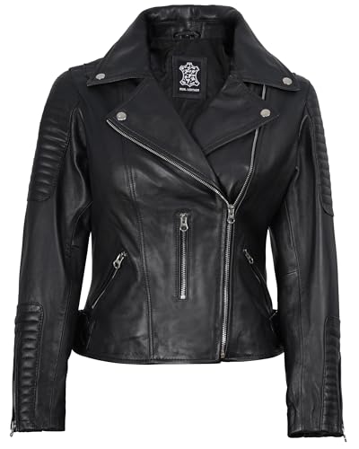 fjackets Premium Asymmetrical Women Leather Jackets - Real Lambskin Stylish Leather Jacket Womens For All Seasons2