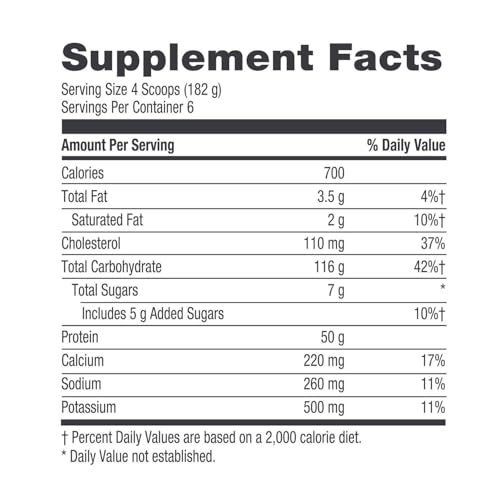 gnc pro performance weight gainer protein powder 50g protein high calorie 700 calories supports mass and muscle recovery mct bcaa 3rd party tested vanilla ice cream 6 servings 25 lbs