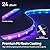 Linkind LED Strip Lights RGB 10ft, Smart Light Strip Work with Alexa and Google Home, App Control Music Sync Segmented Color Changing Led Lights for Bedroom Kitchen