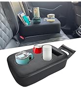 Sinvanho Car Cup Holder, Back Seat Cup Holder for Car, PU Leather Couch Sofa Bed Cup Holder Expan...