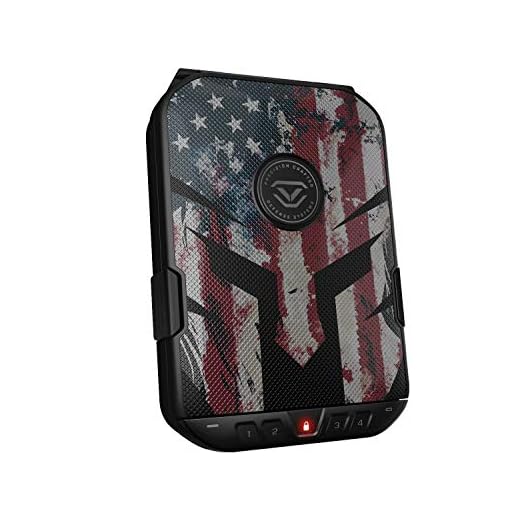 VAULTEK LifePod 2.0 Secure Waterproof Travel Case Rugged Electronic Lock Box Travel Organizer Portable Handgun Case with Backlit Keypad (Spartan)