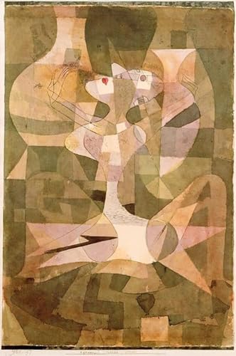 Art décoratif imprimé sur toile Paul Klee céramique 60x90