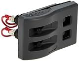 Blue Sea Systems WeatherDeck 12V DC 2-Position Circuit Breaker Waterproof Fuse Panel, Grey
