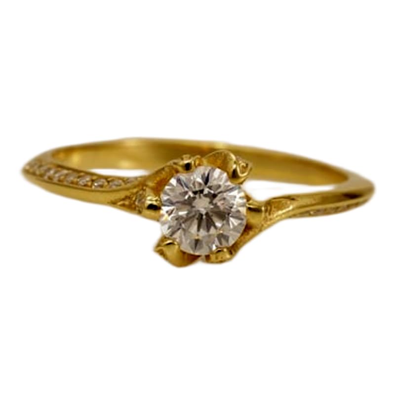 Bague solitaire en argent 925 et pierre CZ pour illuminer votre style quotidien