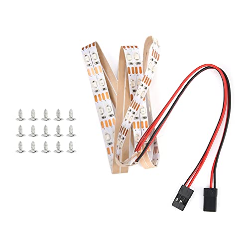Kit de Corpo Largo RC, Tampa Envolvente Grande de Corpo Largo de Plástico RC Com Kit de Luz LED para