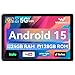 Whitedeer Tablet, Tablet 10 Zoll, Android Tablet mit 24GB RAM 128GB ROM, Octa-Core, HD IPS Touchscreen, 5000mAh Akku, WiFi 6, Bluetooth 5.0, Dual Kamera, Face ID, Google-Zertifiziert, Schwarz