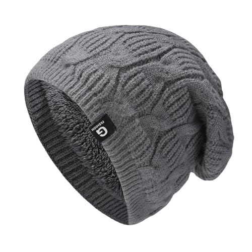 TAGVO Gorro Beanie de Lana para Hombre y Mujer, Gorros Cálidos de Invierno, Suave y Elástico, Gorro Knit Invierno