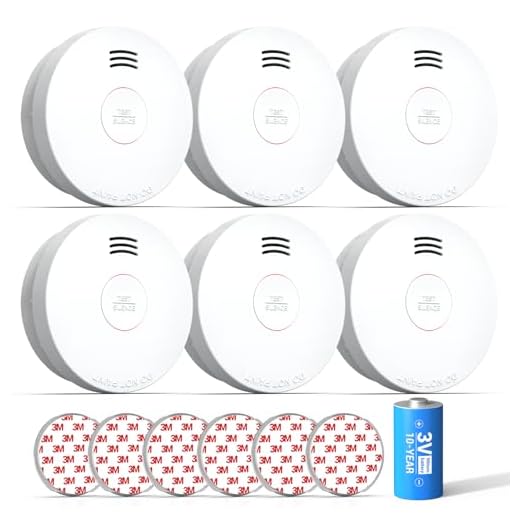 SITERWELL Photoelectric Smoke Detector 10-Year Battery