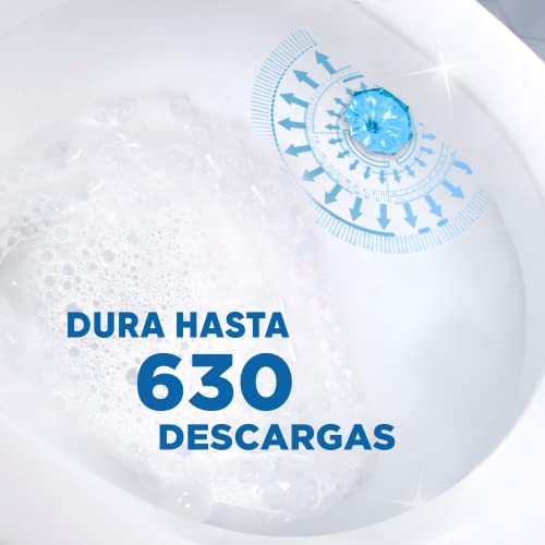 Miniatura 5 de Pato Discos Activos WC Lima, Limpia, Refresca y Perfuma el Inodoro, Eficacia 360°, Pack 1 Aparato + 3 Recambios = 18 discos