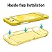 MoKo Protective Case for Nintendo Switch 2 2025, TPU Grip Cover Case with Ergonomic and Shockproof Design Compatible with Nintendo Switch 2 Console Accessories, Golden