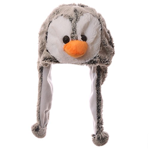 Skiweb Super Soft & Cute Penguin Hat Grey
