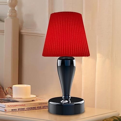 Cordless Led Night Light Table Lamp Portable Rechargeable Atmosphere Touch Sensor 3 Levels Brightness For Restaurant Nightstand Bedside Dining Hotel Bar Coffee Desk Outdoor Caravan Touring Car #TOP4