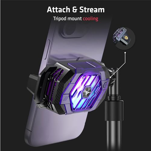 Image of Vero Forza Arctic Pro V3 Mobile Cooler for Gaming, Phone Cooler, for Bgmi, Pubg, Cod, Freefire & Fortnite(iPhone /Android)