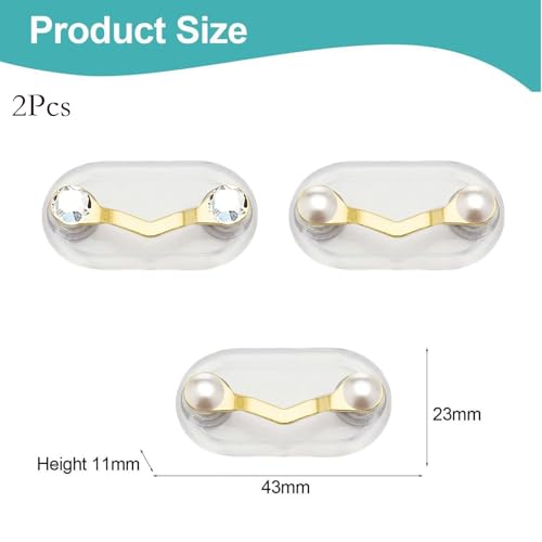 Image of 3Pcs Specs Holder with Magnetic Badges, Eyeglass Holder and Sunglasses Organizer for Office and Travel Use