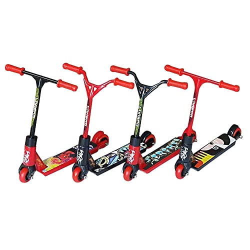 WEISHA Mini Finger Scooter - Two Wheel Children's Training Toys (Red, 1pc)