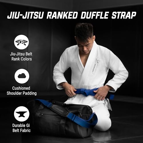 Image of Hayabusa Jiu Jitsu Ranked Duffle Strap - Blue, One