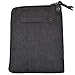 Hide & Drink, Scribbler Case for Notebook Handmade from Waxed Canvas (Charcoal Black)