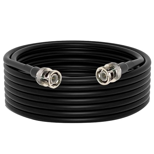 SIGNALPLUS RG58 CB Radio Coaxial Cable, BNC Male to BNC Male Coax Cable 50 Ohm 3ft