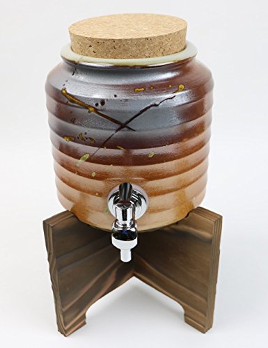 まるいち本店 信楽焼 1.5L火色焼酎サーバー ss-0116