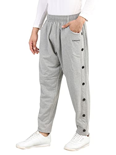 Image of CHKOKKO Men's Regular Fit Mid Rise Casual Track Pant Lower with Pocket