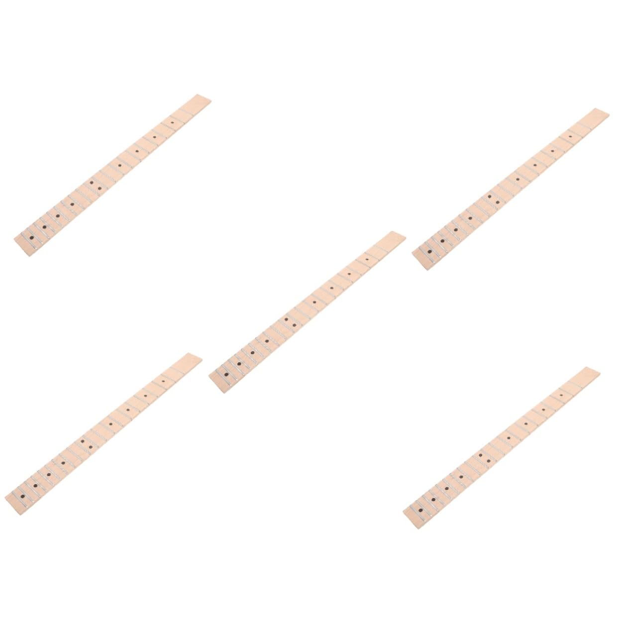 ibasenice 5pezzi Collo Per Chitarra Elettrica Legno Di Acero Con Tastiera Tasti Sostituzione Facile Per Chitarre Folk e Elettriche Materiale Resistente e Design Elegante Accessorio Per