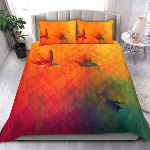 365CUSGIFTS Conceptual Abstract Birds Comforter Set by...