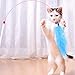 Yardwe 3pcs Cat Toys Bells Interactive Cat Teasing Toys Steel Wire Long Stick for Pet Play