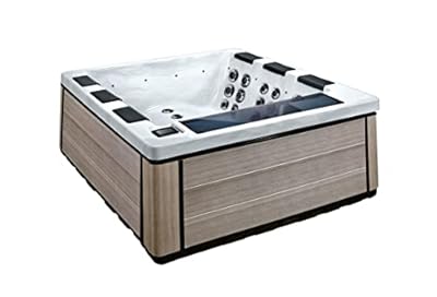 Comfort Hot Tubs - 6 Person Luxury Outdoor Portable Spa - 44 Jets - above Ground Hot Tub