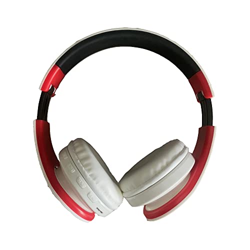 Base Booster 4 in 1 Collapsible Bluetooth Over-Ear Headphones in White