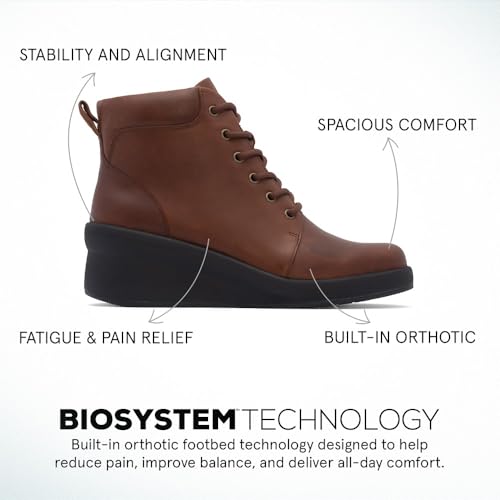 ABEO Passage Lace Up Boots for Women | Fall Boots For Women | Water Resistant Leather | Built-In Orthotic Insole3