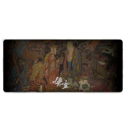 LSLY Destiny Man Thickened 5mm Wrist Protector Keyboard Pad Mouse Pad Table Mat, Soul Class Game Dark Myth Oversized Mouse Pad P