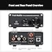 Fosi Audio TP-02 Subwoofer Amplifier Home Audio, Mini Bass Amp Mono Subwoofer Amp, with TDA7498E Chip 220W Volume and Frequency Control, for Powered Passive Subwoofers Bass Shakers