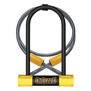 OnGuard Bulldog Medium DT Bügelschloss mit Kabel