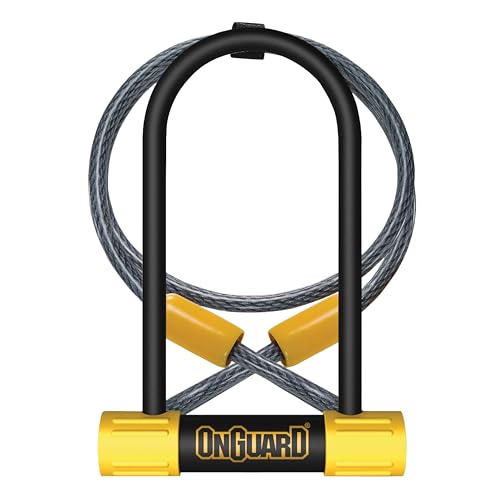 OnGuard Bulldog Medium DT Bügelschloss mit Kabel