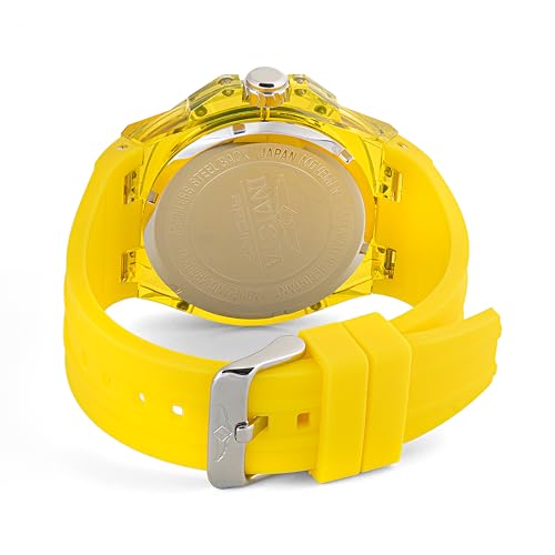 Invicta Racing Men 46mm Plastic Yellow Yellow dial VH67 Quartz4