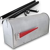 US Mailbox Amerikanischer Briefkasten Standbriefkasten Wandbriefkasten Letterbox Beton Optik Inclusive Standpfosten