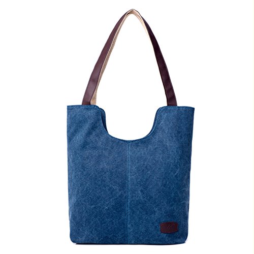 Sac à bandoulière en toile rétro pour femme grand sac à main