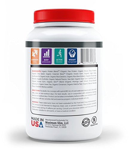 Maximum Slim Organic Fat Burning Protein Shake thumb #1