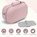 Wearable Breast Pump Bag for Hands-Free Breast Pumps, Hard Breast Pump Case for Momcozy/Willow/eufy/Security/Medela and More, Storage Bag for Pumping Travel Bag/Diaper Bag/Handbag (Pink)