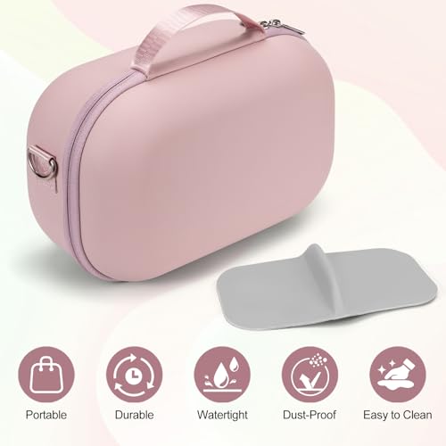 Bolsa para extractor de leche manos libres color rosa miniatura 6