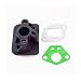 TC-Motor Plastic Inlet Manifold Intake Pipe Gasket For 2 Stroke 33cc 43cc 49cc Engine Goped Scooter Cat Eye Pocket Bike Kids Moto