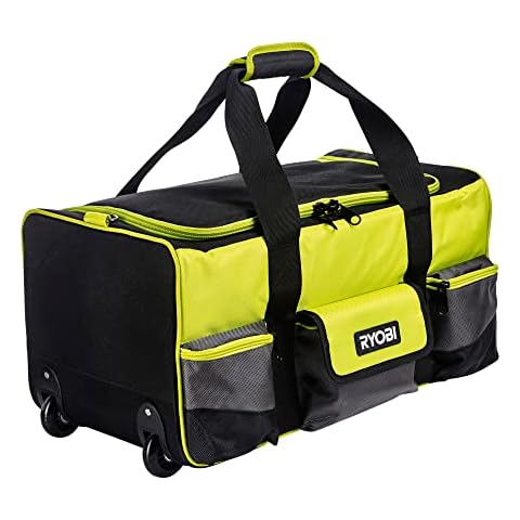RYOBI Tool Bag with Wheels and Pockets Cover