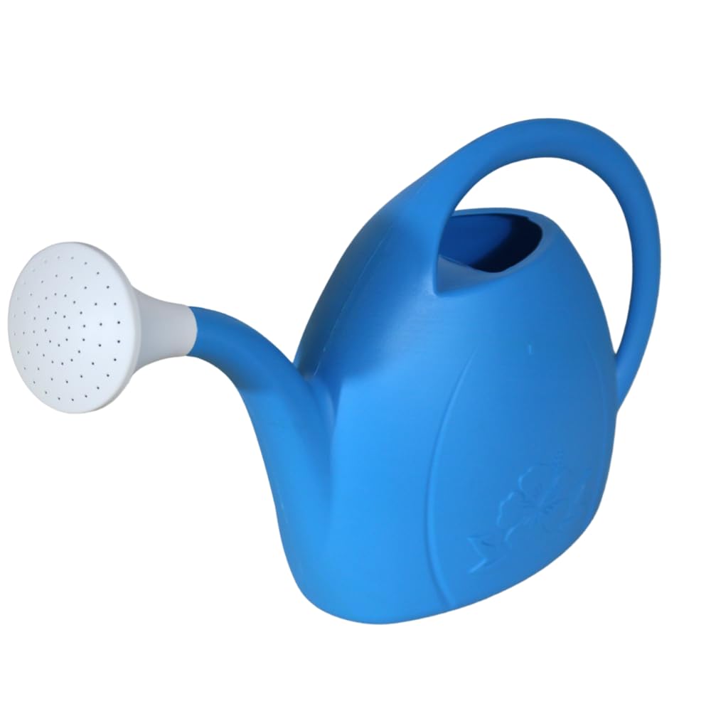 KEROPPA Regadera 3,5 L, Riego con Difusor, para Hogar o Jardines Pequeños, Material Reciclable, Resistente, Ligera, Verde Claro