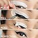 Eyeliner Stencils by Beth Bender - Reusable Winged and Cat Eye Stencil Tool - Made in USA (24 Pack)