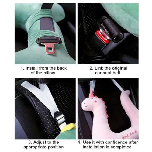 Almohada de viaje para niños en forma de H miniatura 5