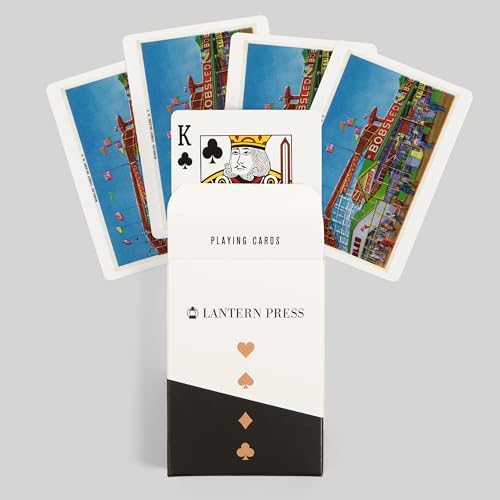 Lantern Press Coney Island Baraja de Poker 52 Cartas miniatura 6