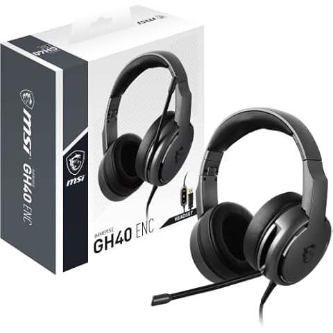 Casque MSI IMMERSE GH40 ENC Cover