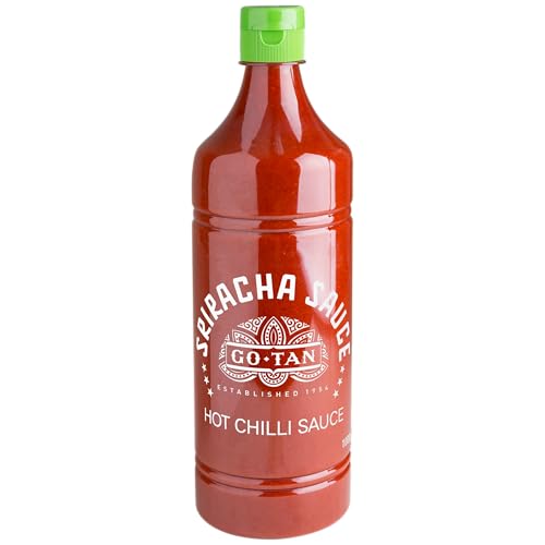 GO-TAN : Sauce piquante Sriracha : Sauce au chili et à l'ail : 1 litre