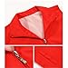 East-hai-buy Benutzerdefinierte Logo Weste Personalisierte Bild/Text Weste Sommer Ärmellose Dünne Atmungsaktive Uniform Arbeitskleidung Männer Frauen Casual Jacke Mantel Color2,XL