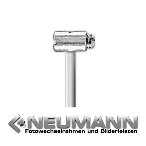 Preisvergleich Produktbild Neumann Bilderrahmen 10x Perlonseile mit Schraubgleiter